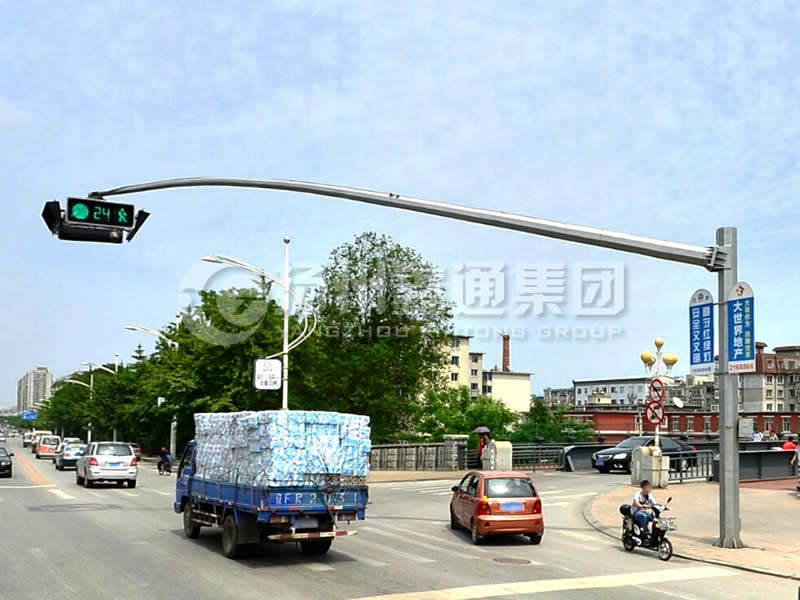 XHDG-048，吊籠式信號燈桿，吉林信號燈桿